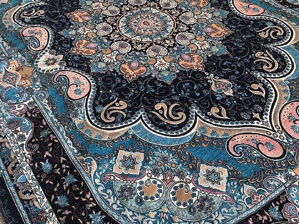 روفرشی دوشانل مخمل زرکدار