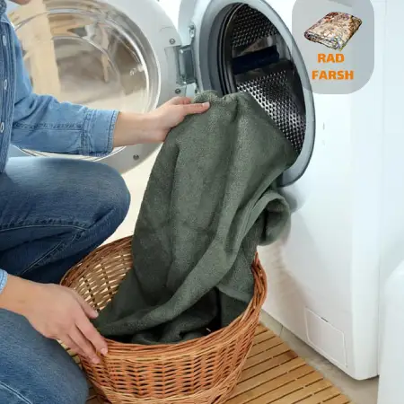 طرز شستن روفرشی کشدار