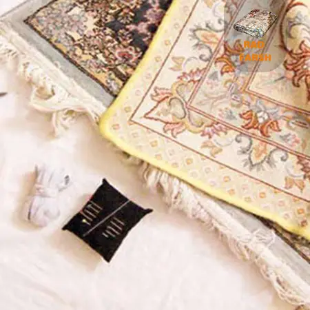 مراحل دوخت روفرشی کشدار